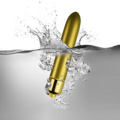 Rocks Off Touch of Velvet 10 Function Bullet Vibrator Peacock Petals