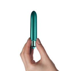 Rocks Off Touch of Velvet 10 Function Bullet Vibrator Peacock Petals