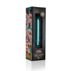 Rocks Off Touch of Velvet 10 Function Bullet Vibrator Peacock Petals