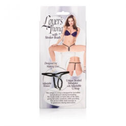 Lover Thong with Stroker Beads