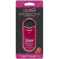 Doc Johnson GoodHead To-Go - Deep Throat Spray - Sweet Strawberry