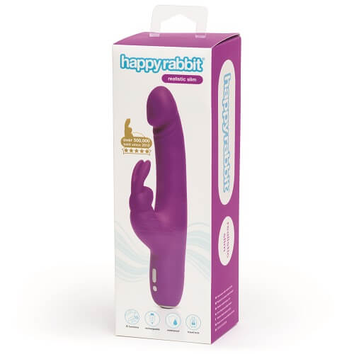Happy Rabbit Slimline Realistic Rabbit Vibrator
